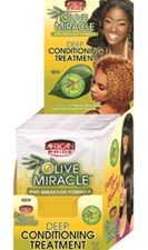 AFRICAN PRIDE OLIVE MIRACLE CONDITIONER PACK 8 PIECE DISPLAY