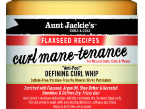 AUNT JACKIE'S FLAXSEED CURL MANE-TENACE DEFINING CURL WHIP 15 oz.