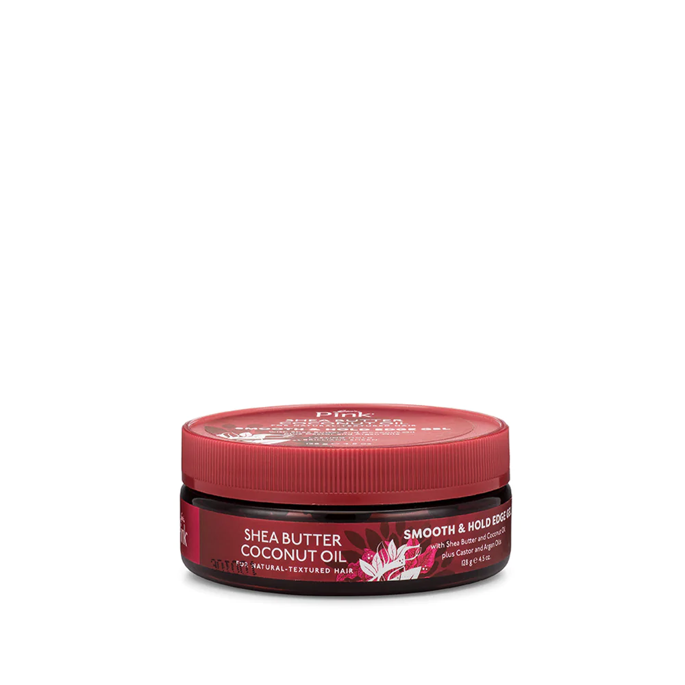 PINK SHEA BUTTER COCONUT OIL SMOOTH & HOLD EDGE GEL 4.5oz