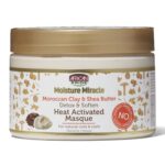 African Pride Moisture Miracle Detox Soften Heat Activated Masque 12 oz.