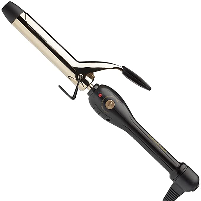Gold ‘N Hot Professional Spring-Grip Curling Iron, 1 Inch