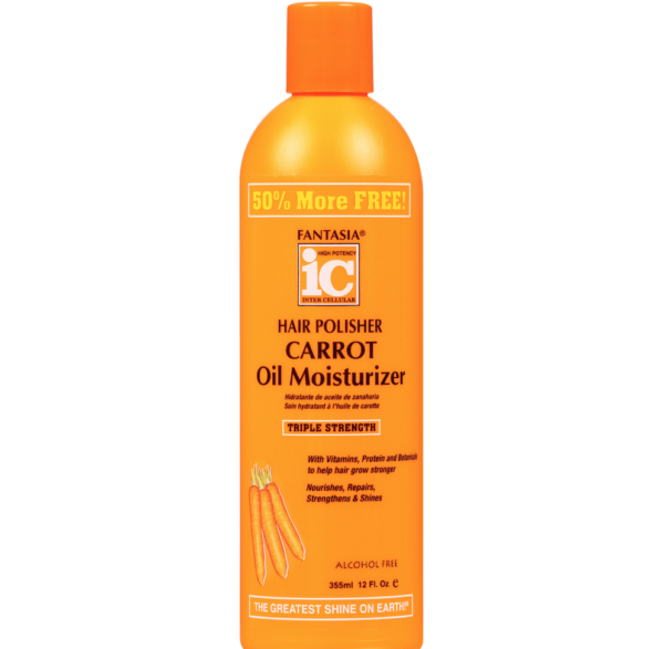 Fantasia Hair Polisher Carrot Growth Oil Moisturizer, 12 Oz